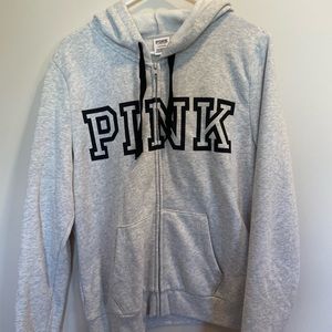 Pink Victoria secret zip up